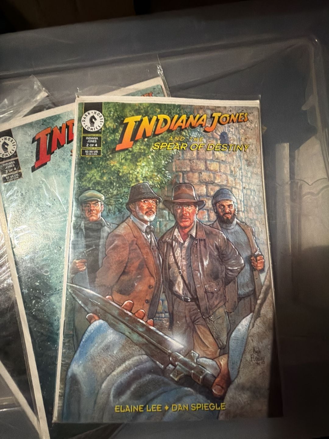 Dark Horse Comics Indiana Jones And The Spear Of Destiny Complete Set 1-4 3