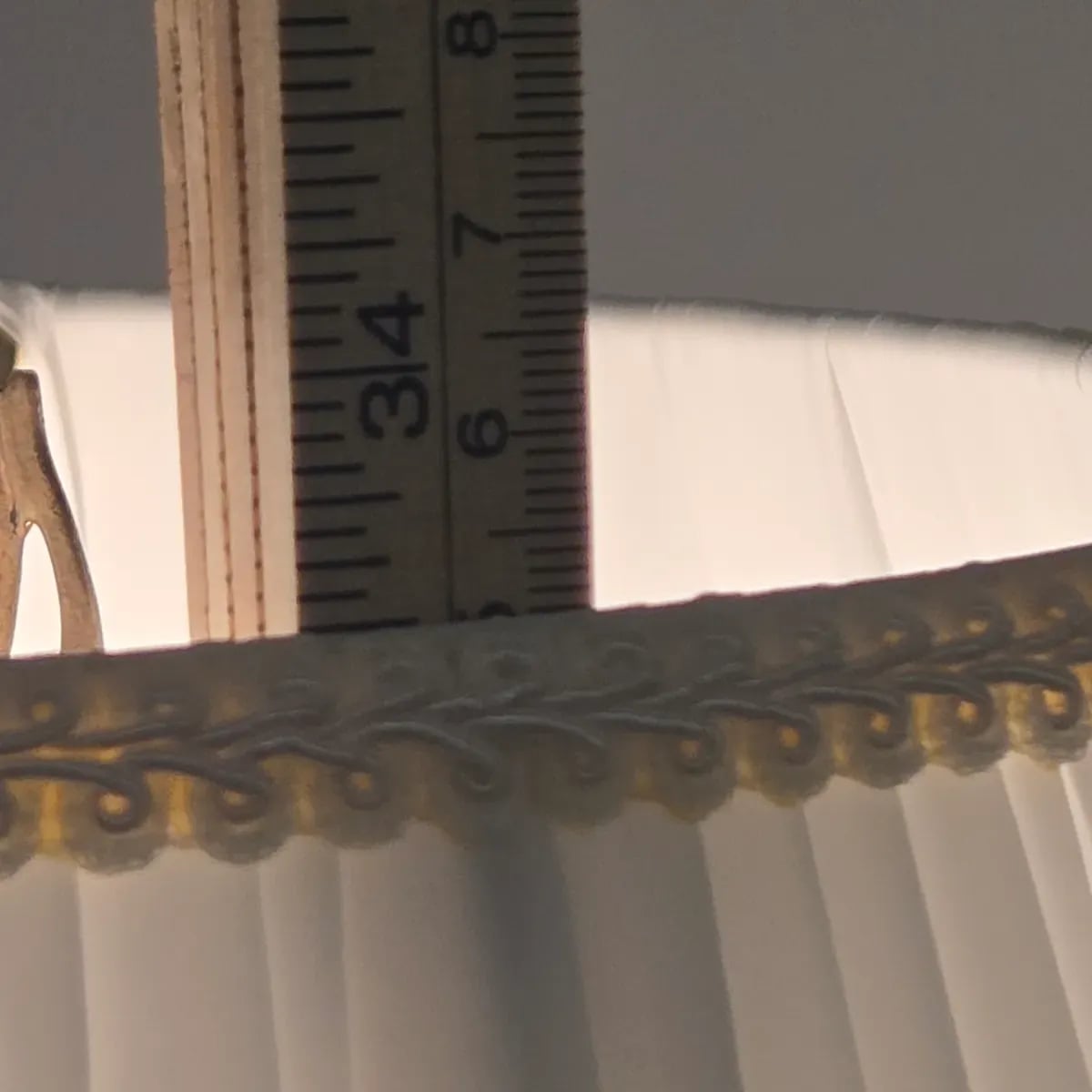 Vintage Brass Urn Table Lamp with Pleated Shade 6