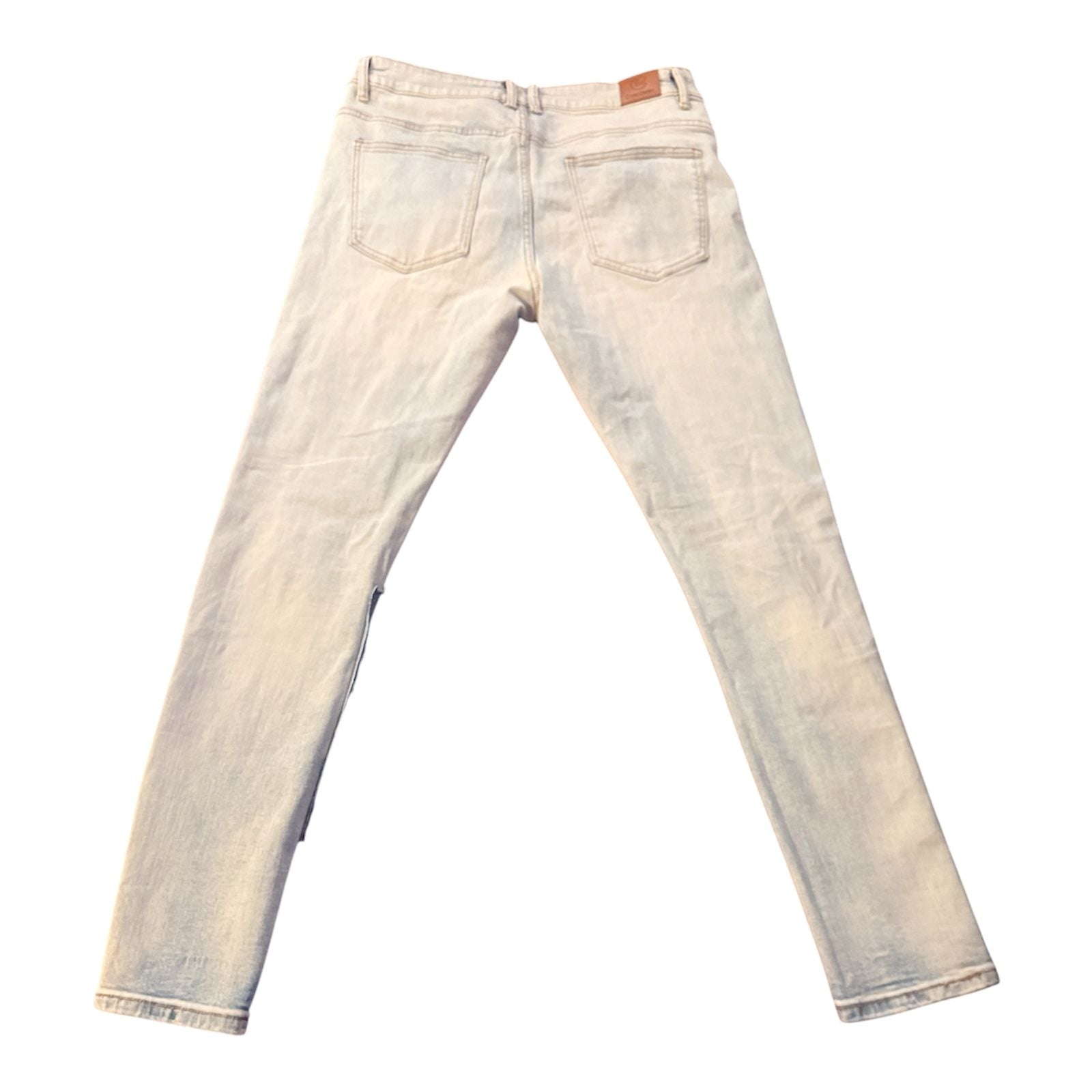 Crysp Denim Jeans Size 36 Distressed Patchwork 3
