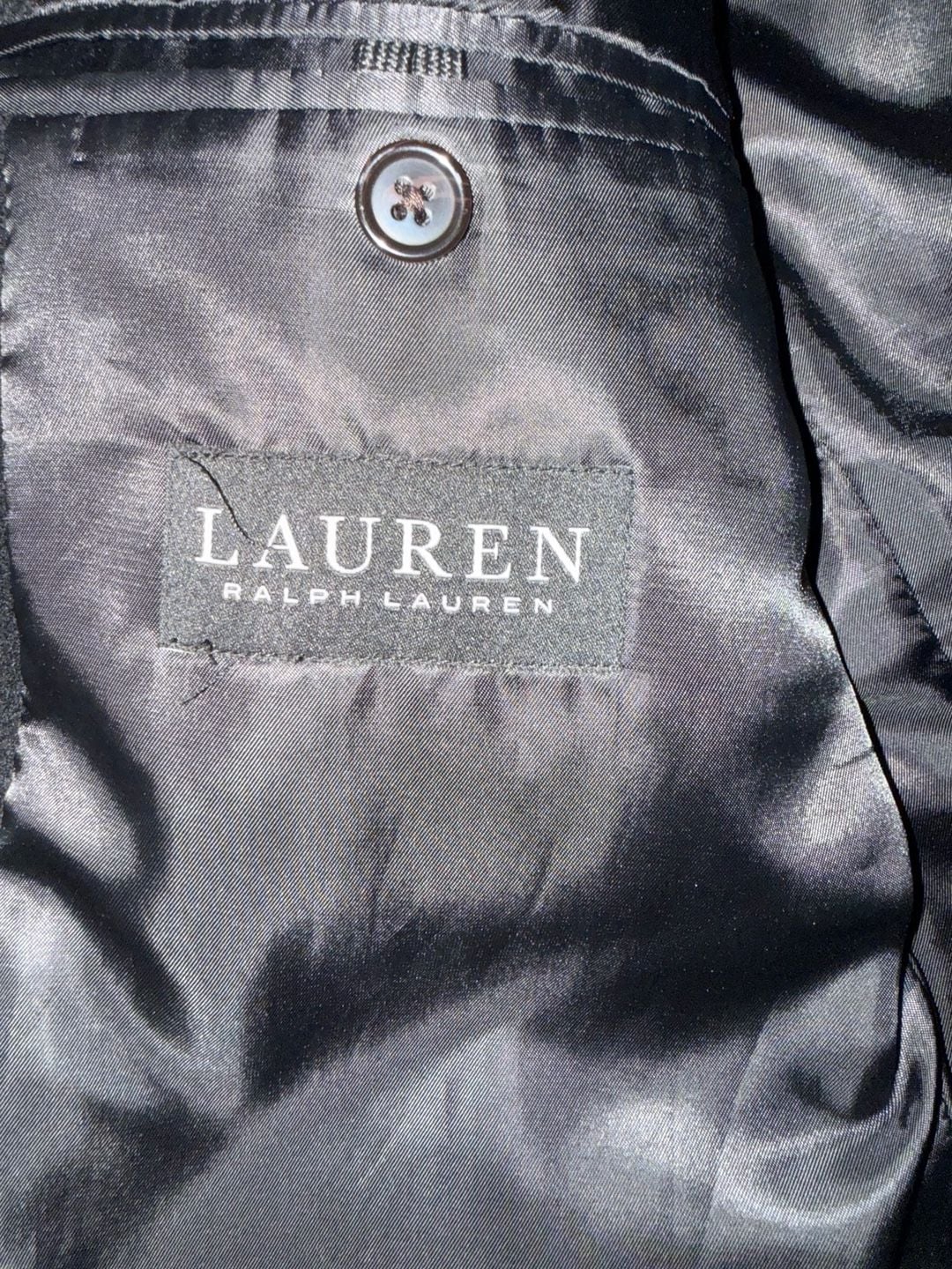 Lauren Ralph Lauren Black Wool Blend Overcoat 3