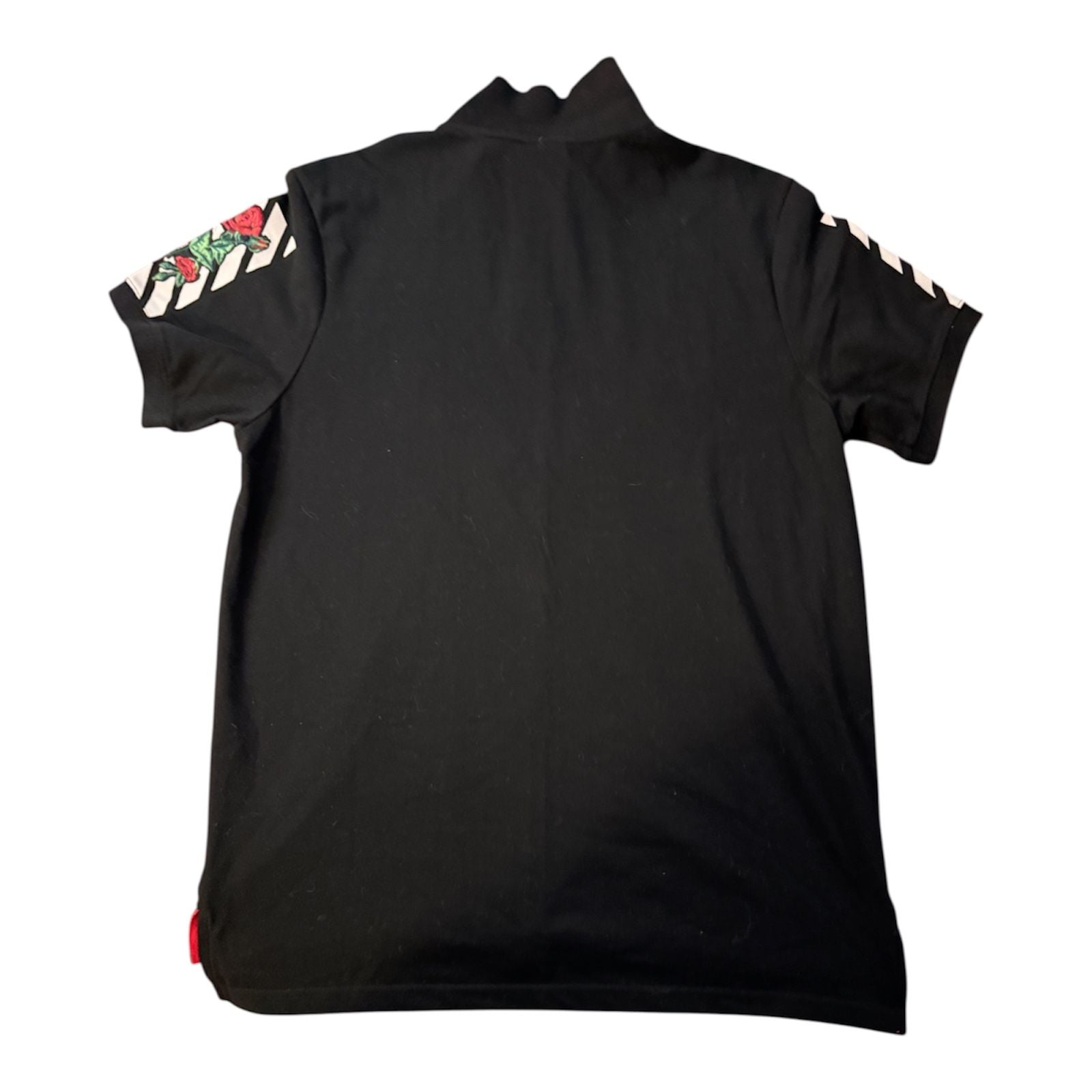 KRSP The Florio Rosas Polo Size XL Black Graphic Rose 3