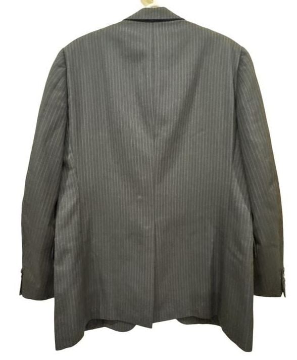 Vintage Hart Schaffner Marx Raleighs Dark Gray Pinstripe Blazer 40/42 20