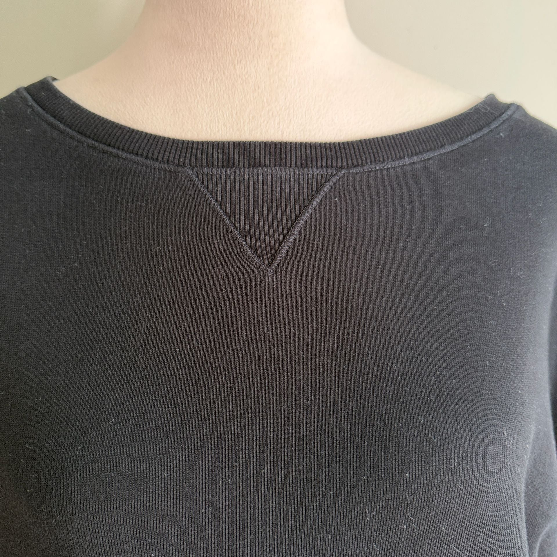 COS Sweatshirt Dress with V-Stitch Detail Minimalist S 7
