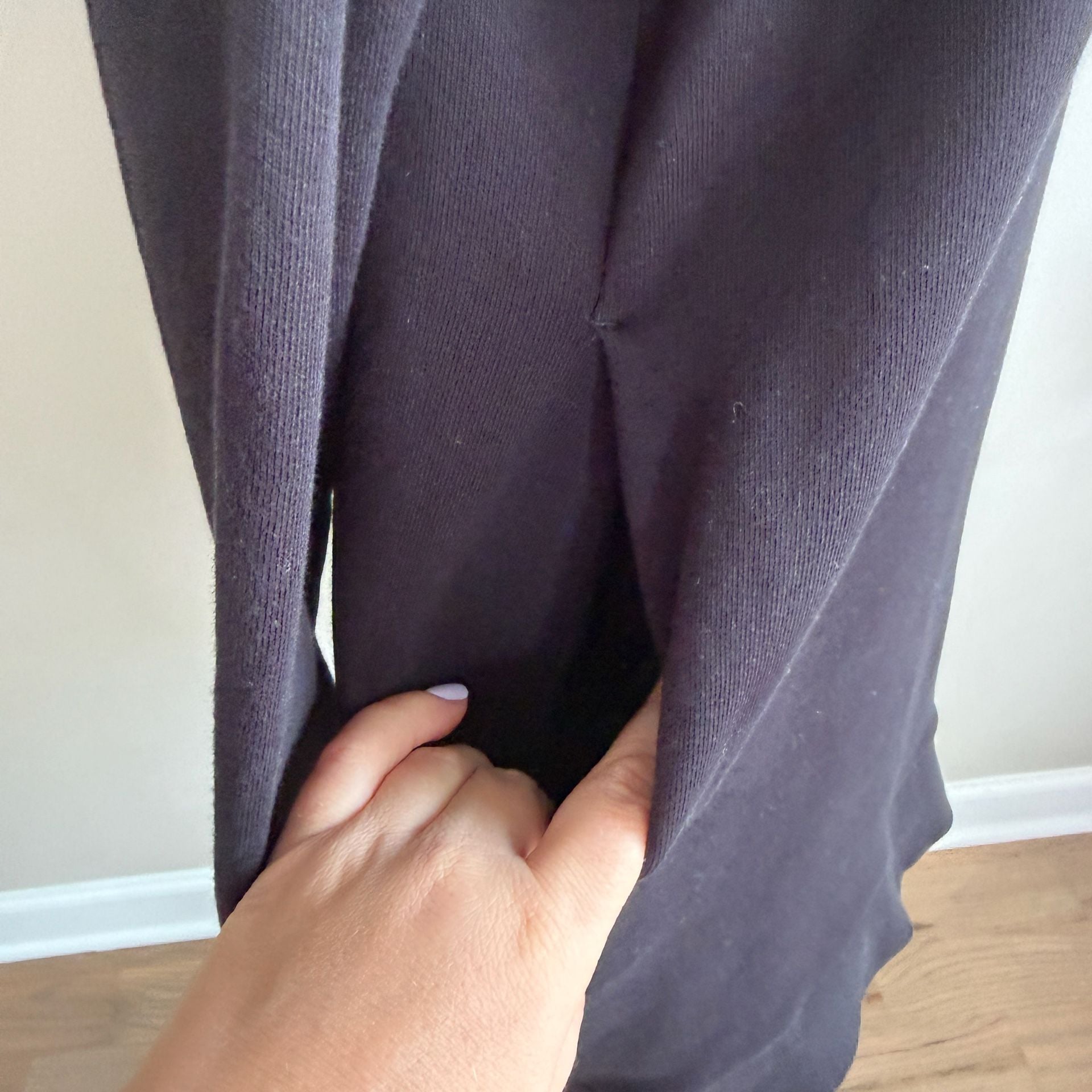 COS Sweatshirt Dress with V-Stitch Detail Minimalist S 8