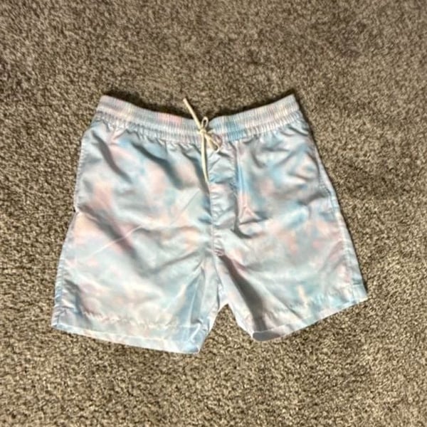 Summersalt Swim Shorts Size S Blue Pink Tie Dye
