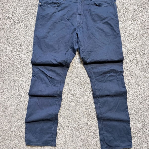 Polo Ralph Lauren Pants Size 33/32 Navy Blue Twill 5-Pocket