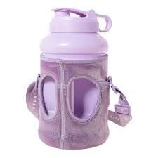 HydroJug Lilac Water Bottle with Galaxy Sleeve 2
