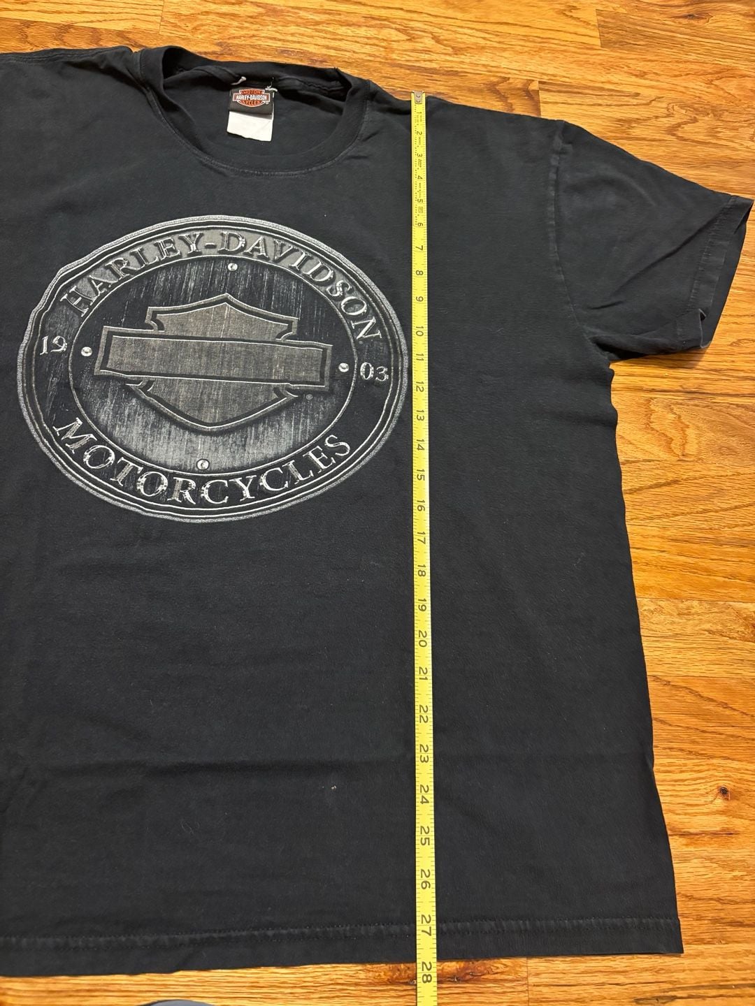 Harley Davidson Columbia TN Graphic T Shirt Black 4