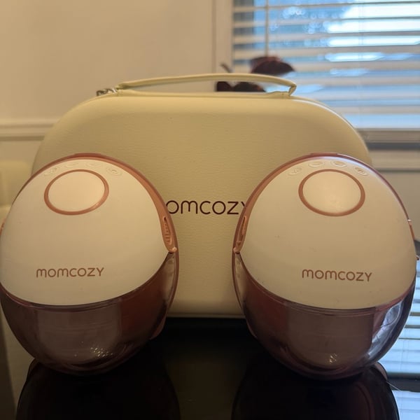 Momcozy M6 Mobile Hands-Free Breast Pump Double Set with Case