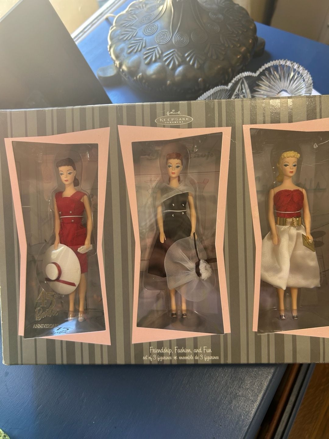 Hallmark Keepsake Ornament Barbie 45th Anniversary Friendship Fashion And Fun 1