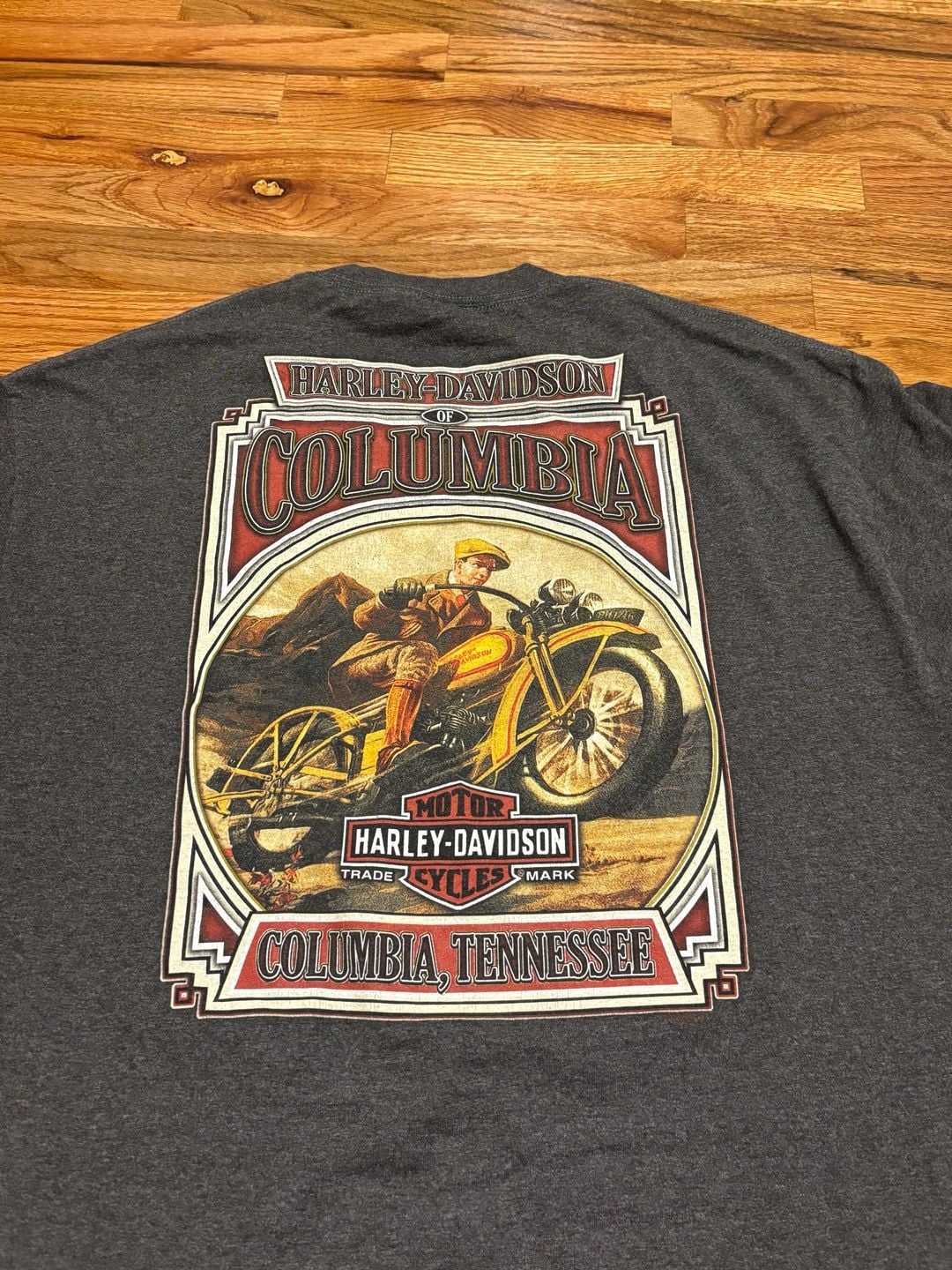 Harley Davidson Columbia Tennessee T-Shirt Size 3XL Gray 2