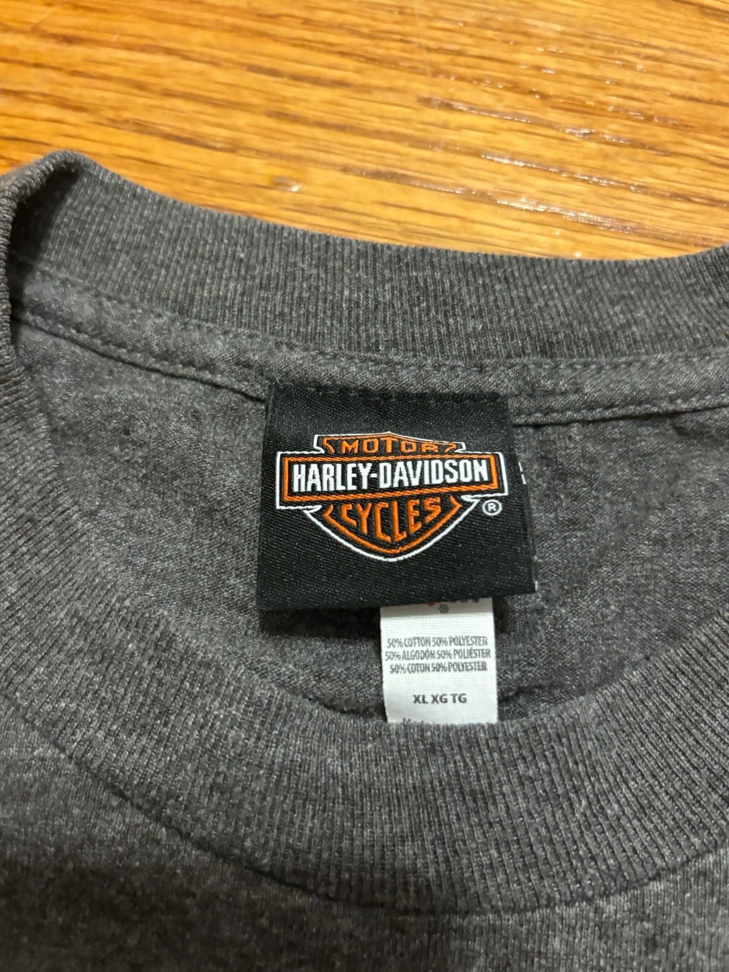 Harley Davidson Columbia Tennessee T-Shirt Size 3XL Gray 9