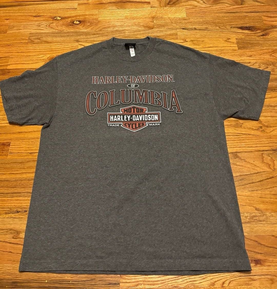 Harley Davidson Columbia Tennessee T-Shirt Size 3XL Gray 5
