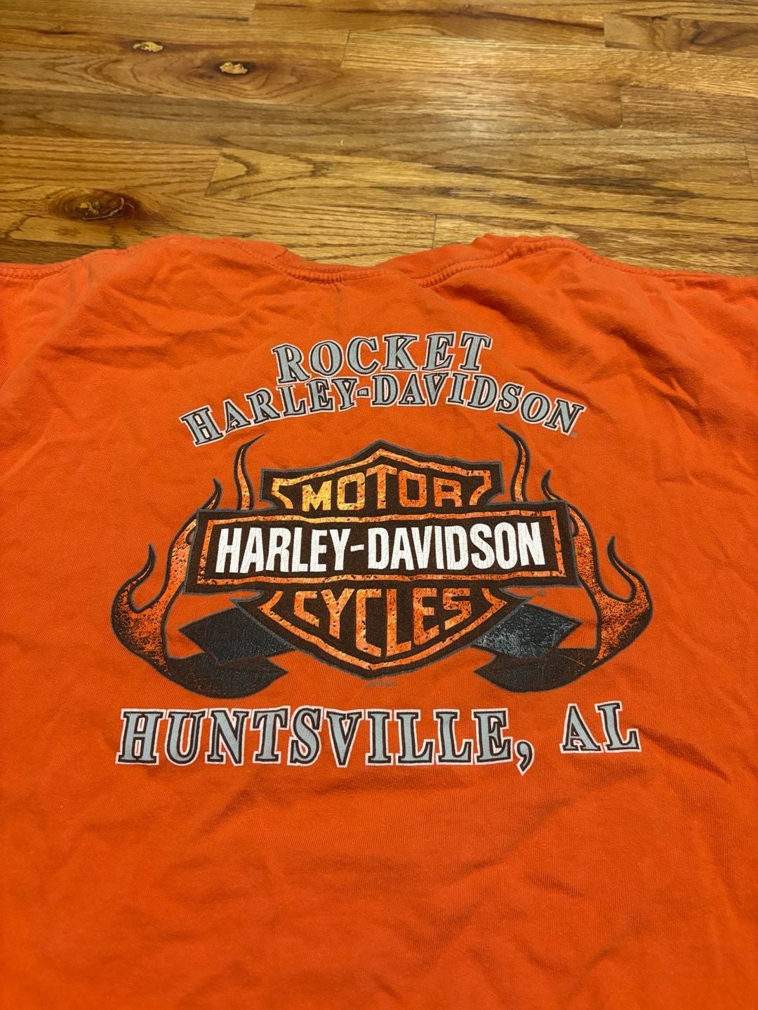 Harley-Davidson Rocket Huntsville AL T-Shirt Orange 2