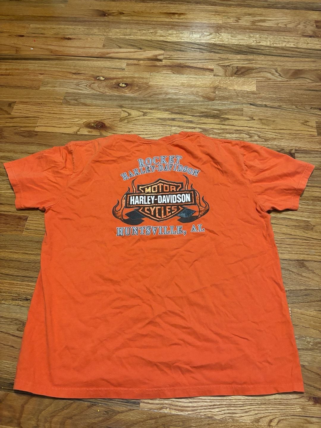 Harley-Davidson Rocket Huntsville AL T-Shirt Orange 4