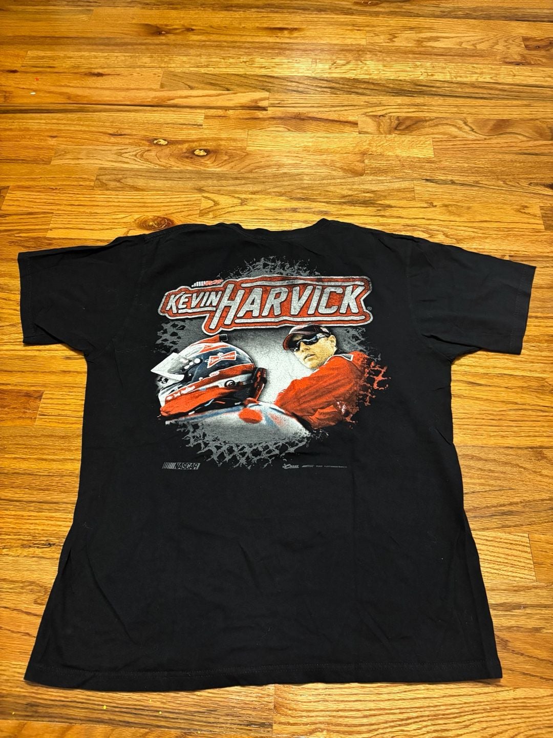 NASCAR Kevin Harvick Budweiser 29 Black T-Shirt 5