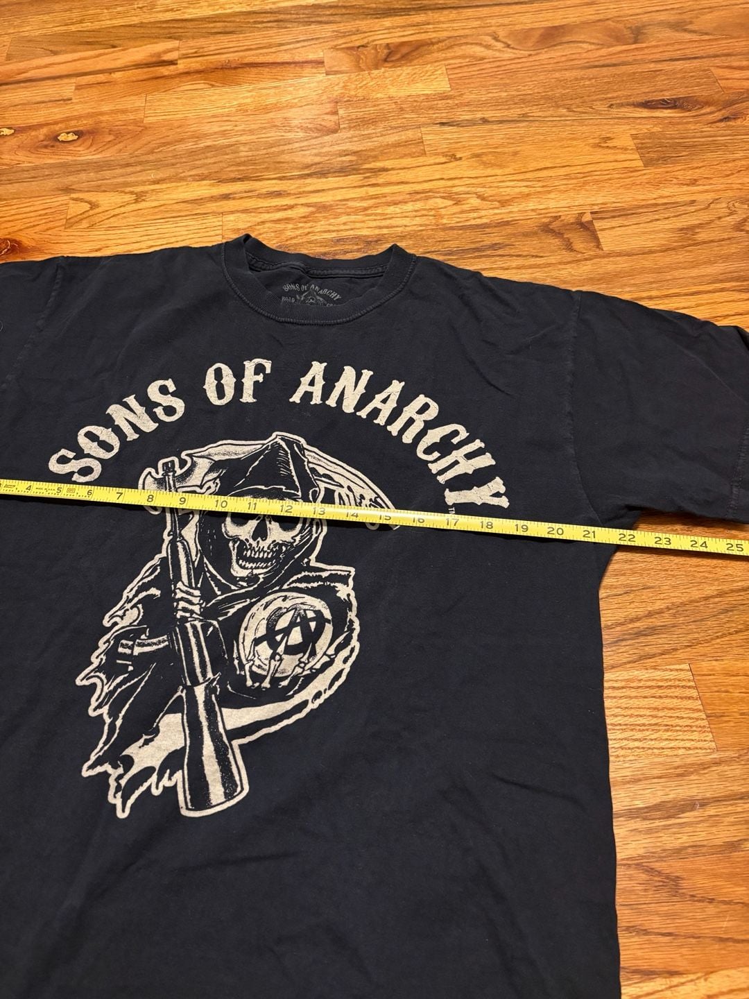 Sons Of Anarchy T-Shirt Size XL Grim Reaper Black Graphic Tee 4