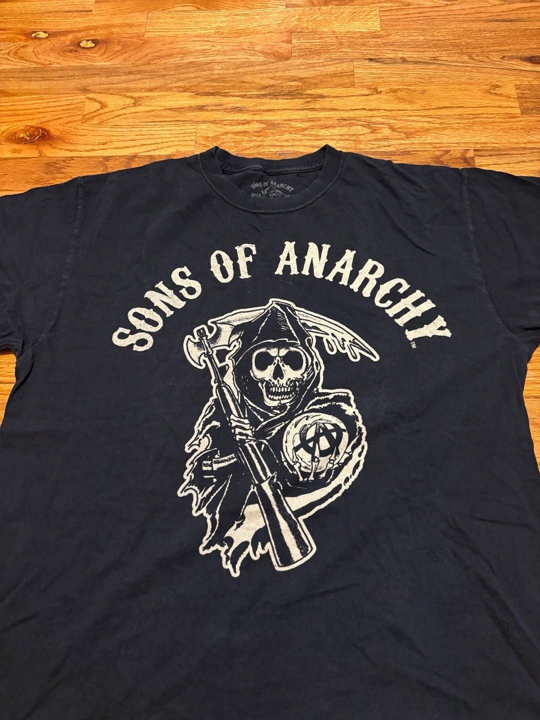 Sons Of Anarchy T-Shirt Size XL Grim Reaper Black Graphic Tee 7