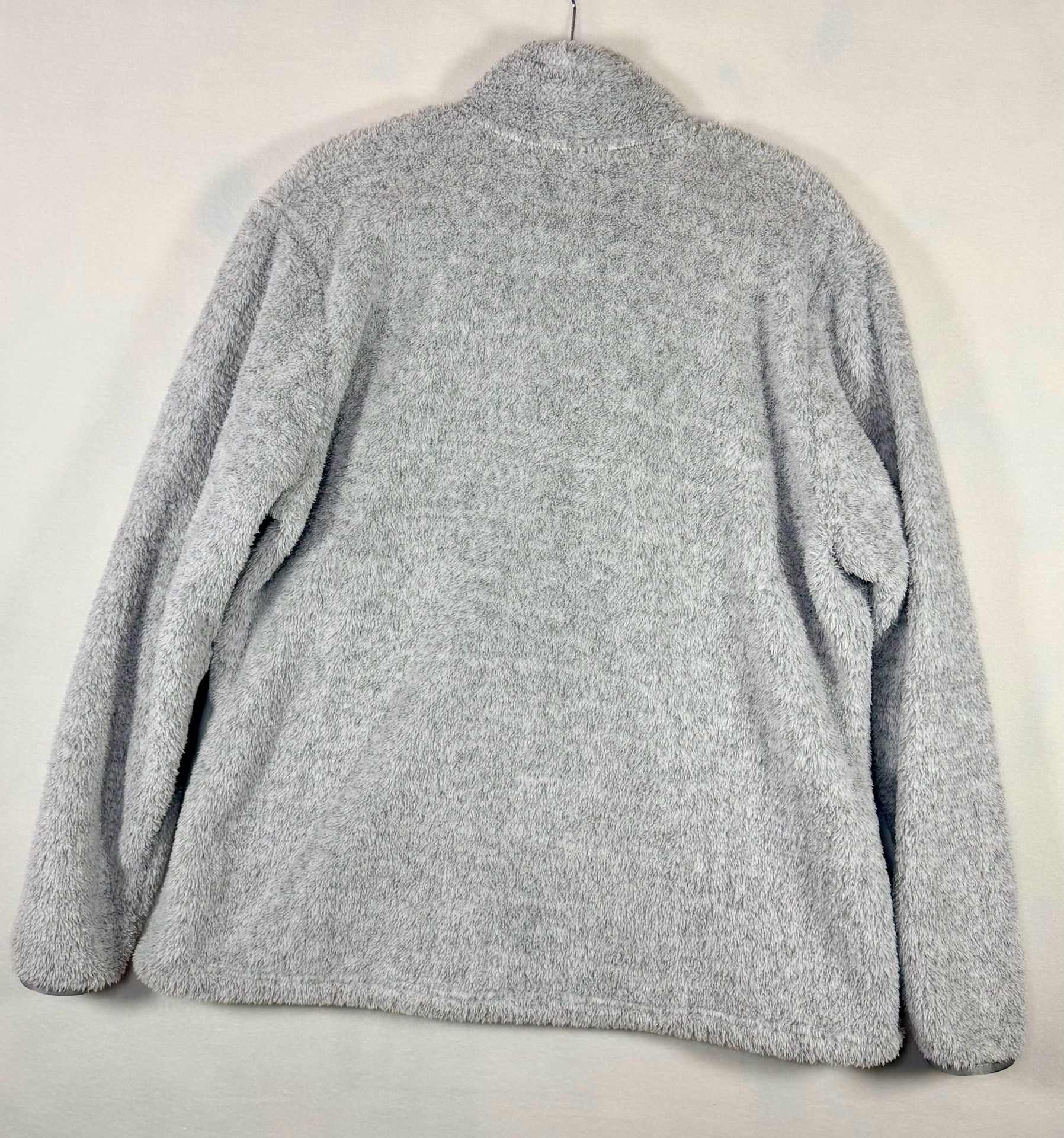 Women’s Eddie Bauer Fleece Jacket, 2XL, Gray, Full Zip Sherpa Fuzz 6