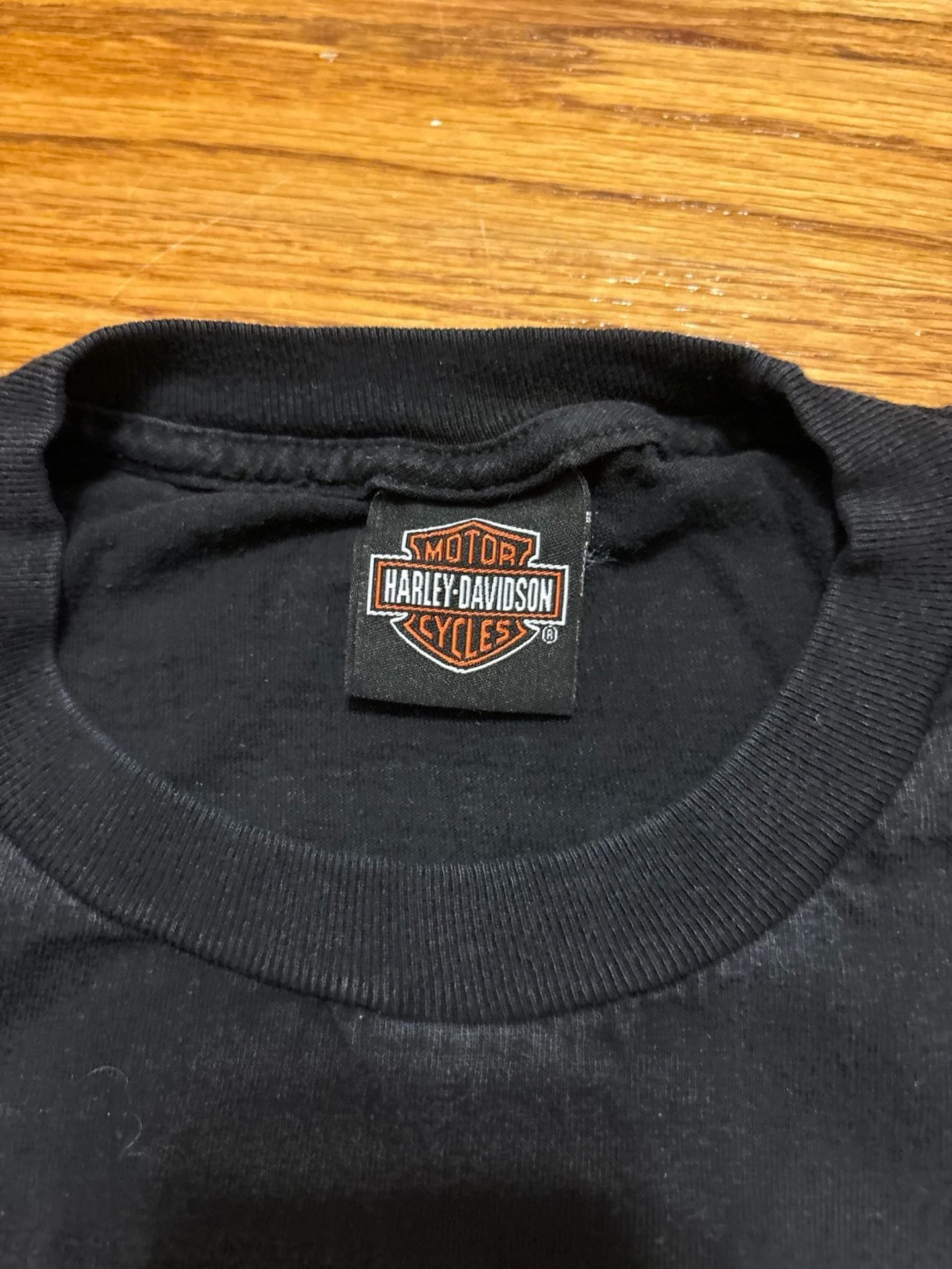 Harley-Davidson T-Shirt Mt. Cheaha Oxford AL Black Graphic Tee 8