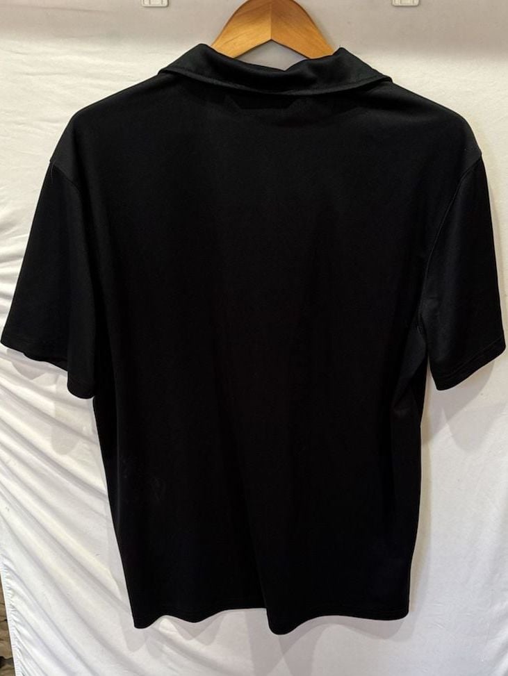 Bramble Hill Black Golf Polo Shirt with Cattails Logo Size L
O870 5