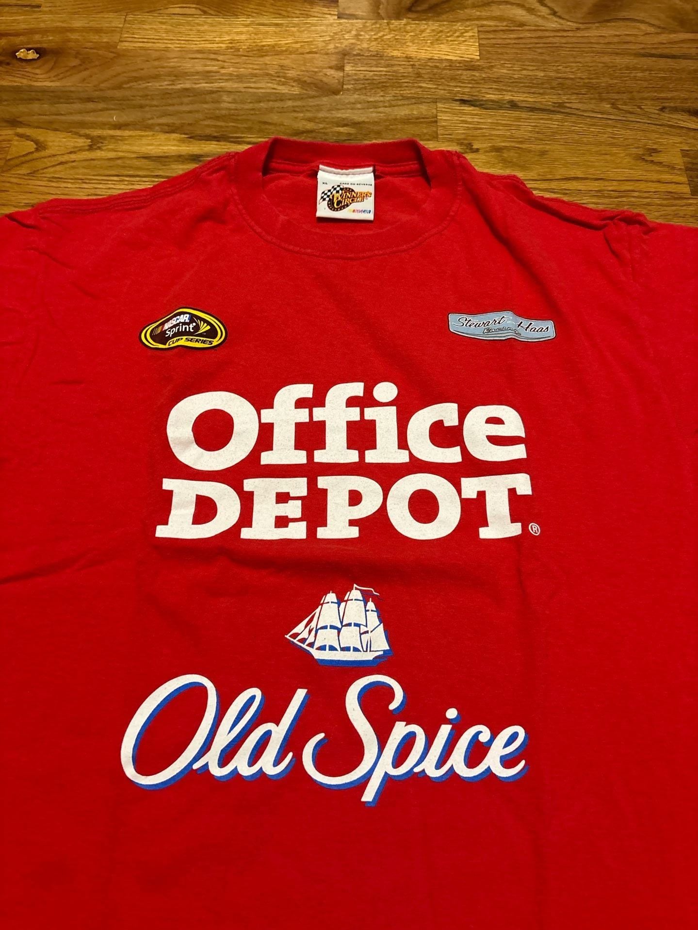Winners Circle NASCAR Tony Stewart 14 Office Depot T-Shirt XL Red 9