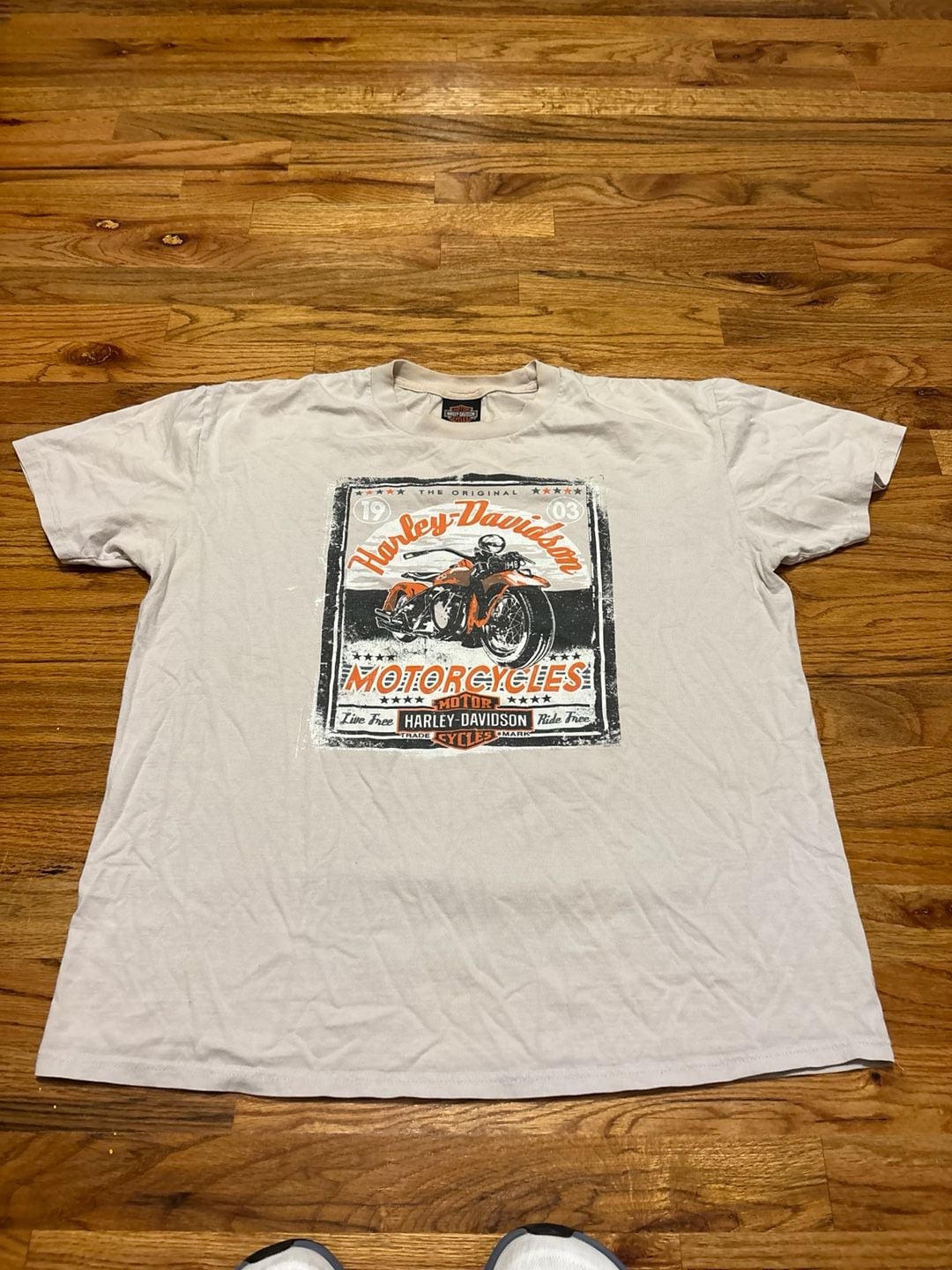 Harley Davidson Bowling Green Kentucky T-Shirt Size XL White Motorcycle Graphic 4
