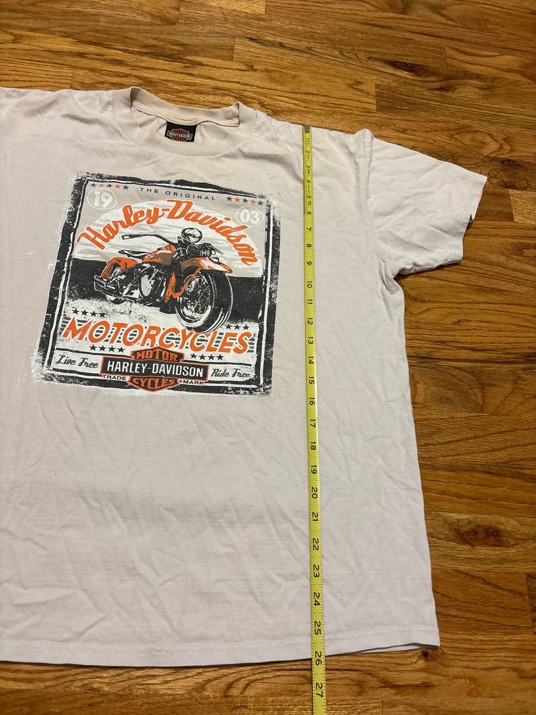 Harley Davidson Bowling Green Kentucky T-Shirt Size XL White Motorcycle Graphic 8