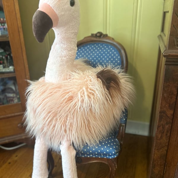 Mary Meyer Fab Fuzz Francesca Flamingo Plush Stuffed Animal Toy