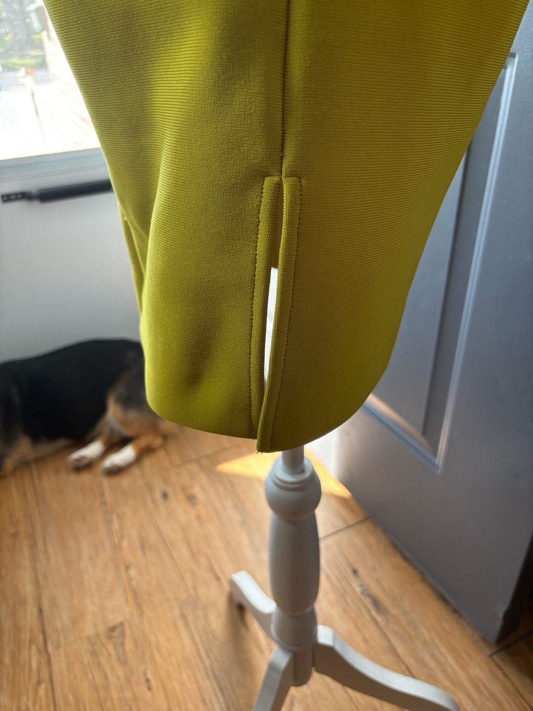 McCartney Quinn Bandage Dress Extra Small Green Off Shoulder Corset Midi 6