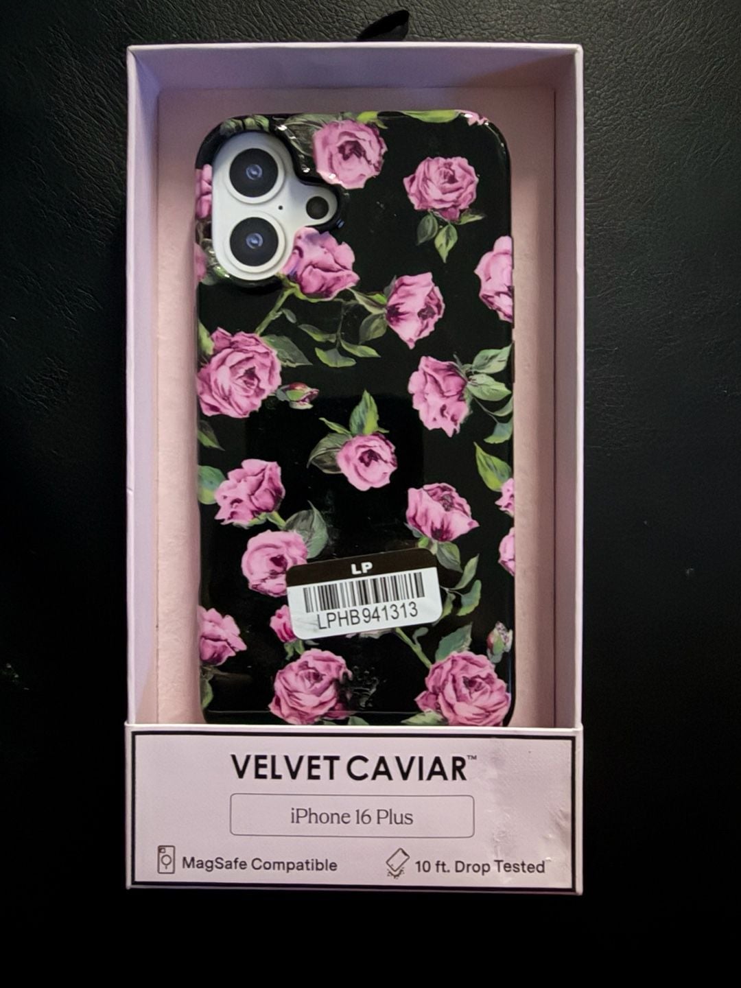 New Velvet Caviar iPhone 16 Plus Phone Case Pink Roses Floral MagSafe New 1