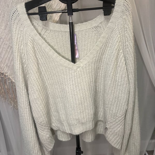 Savage X Fenty Keep It Raw Edge Sweater Size XL