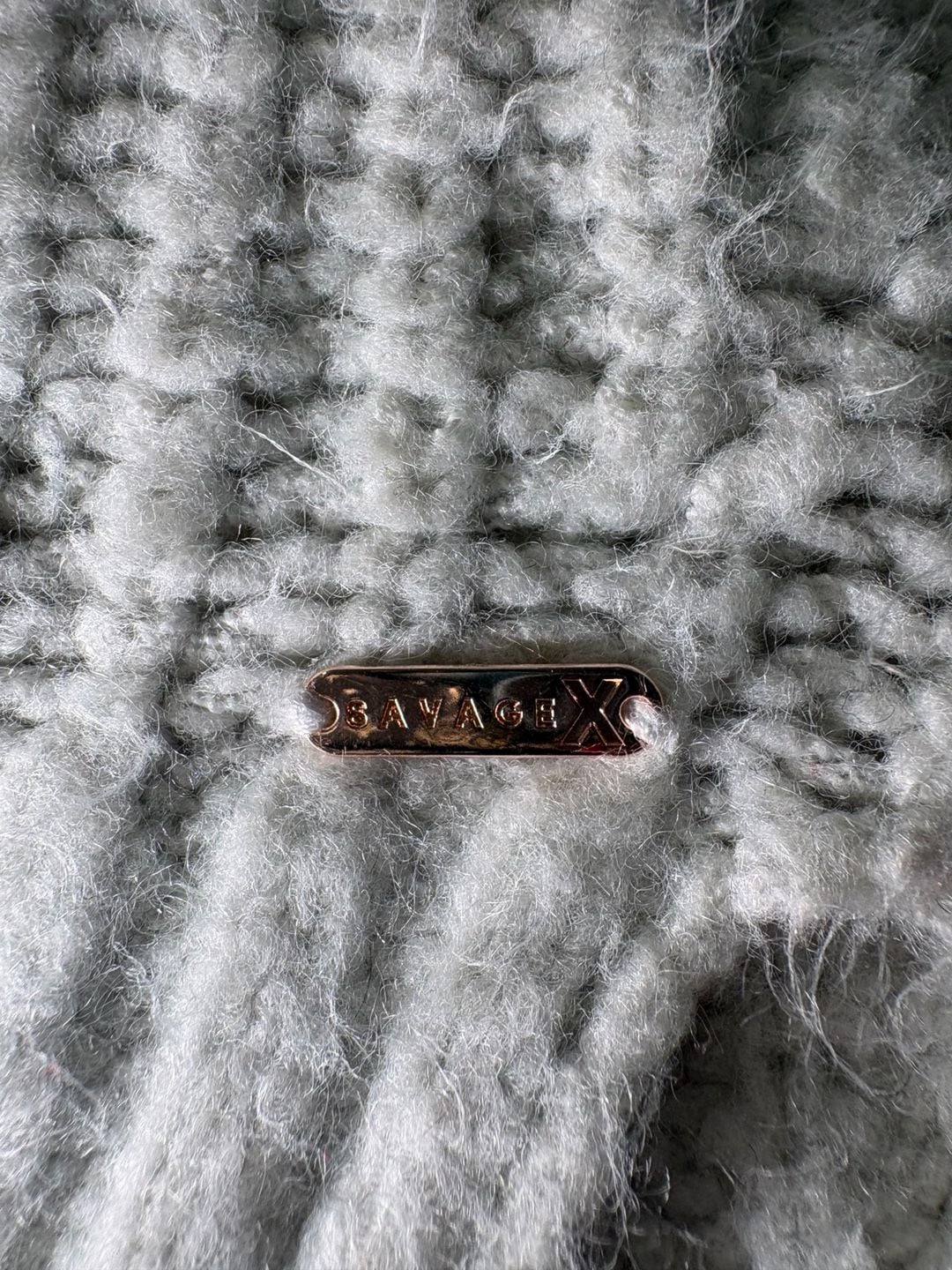 Savage X Fenty Keep It Raw Edge Sweater Size XL 7