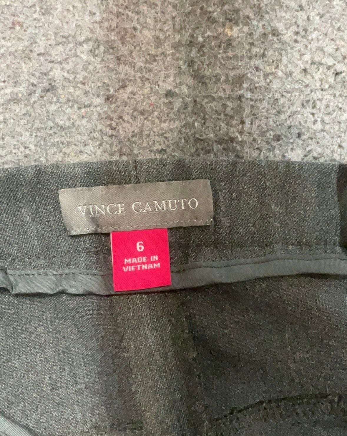 Vince Camuto Dress Pants Size 6 Gray Pull On Career 5