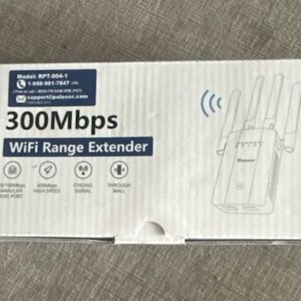 Paleoer 300Mbps WiFi Range Extender RPT-004-1