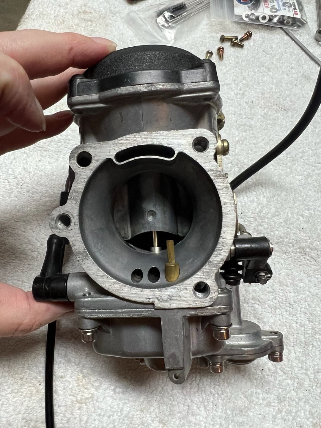 Harley CV40 Carburetor 27491-96 Rebuilt Keihin Sportster 1200 XL1200 OEM 12