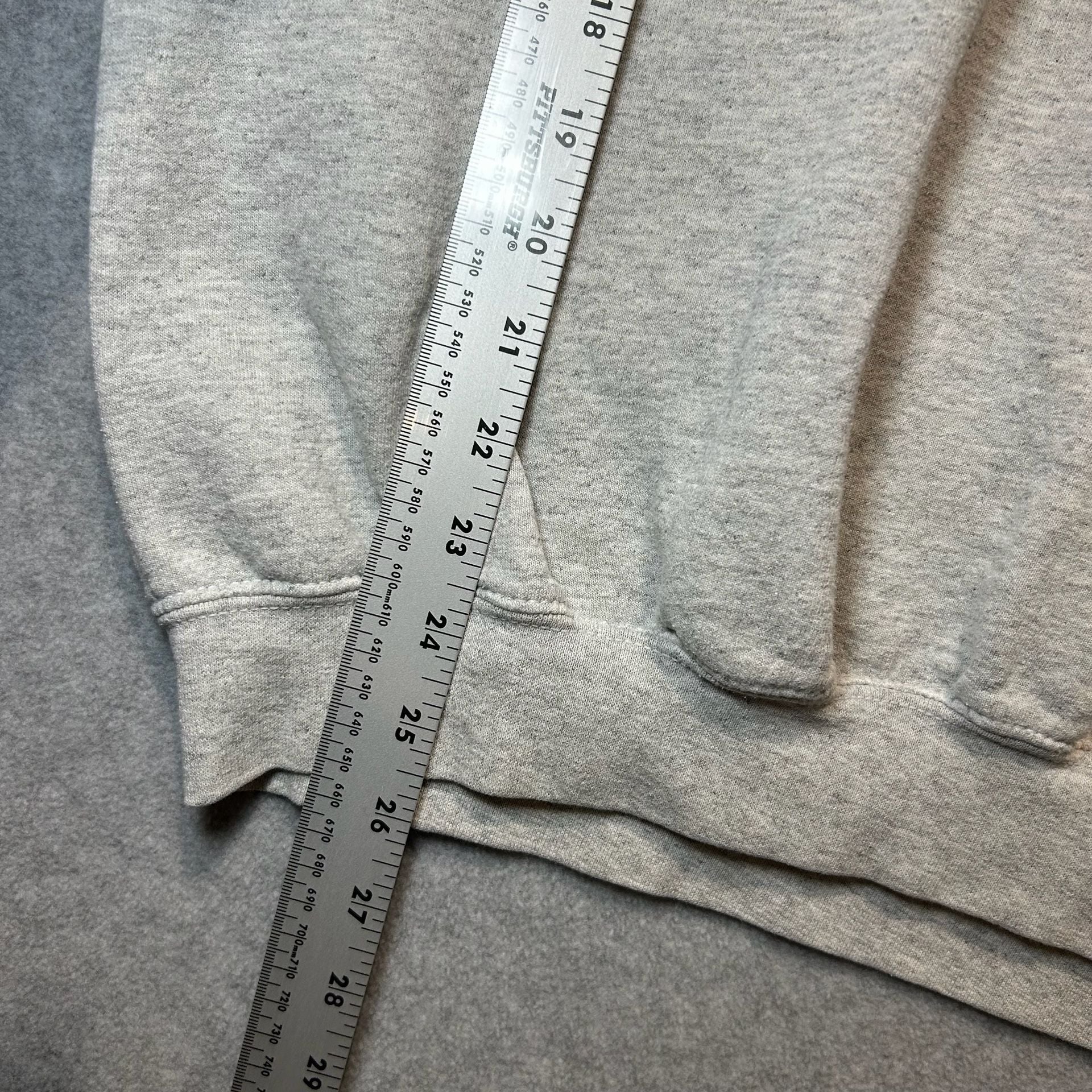 Vintage Gray Young Life Lonehollow Ranch Crewneck Sweatshirt, Size M 6