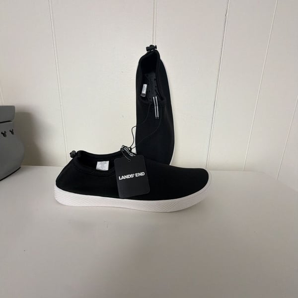 Lands' End Slip On Water Shoes Size 12 B Black
