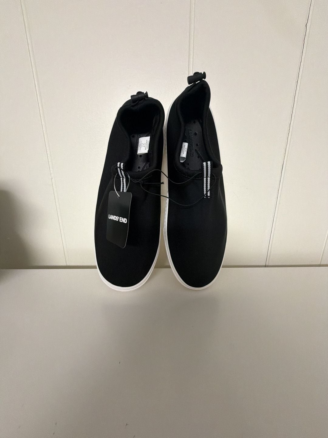 Lands' End Slip On Water Shoes Size 12 B Black 3