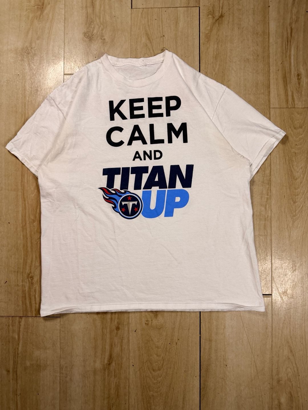 NFL Tennessee Titans Keep Calm And Titan Up T-Shirt 2