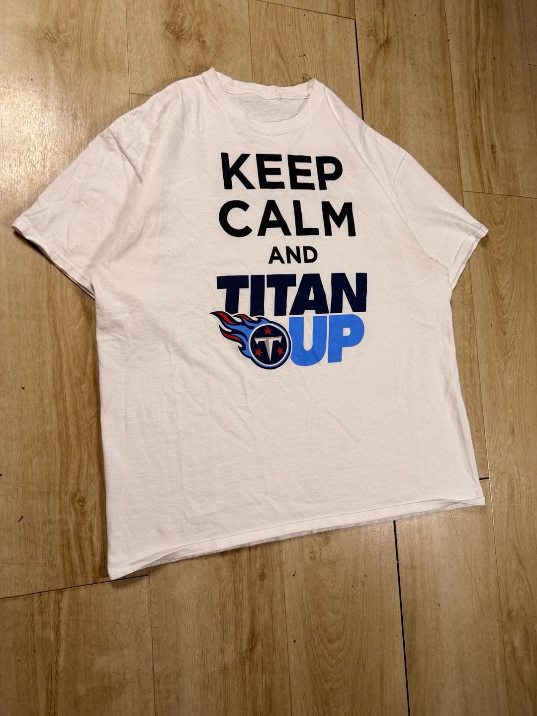 NFL Tennessee Titans Keep Calm And Titan Up T-Shirt 4