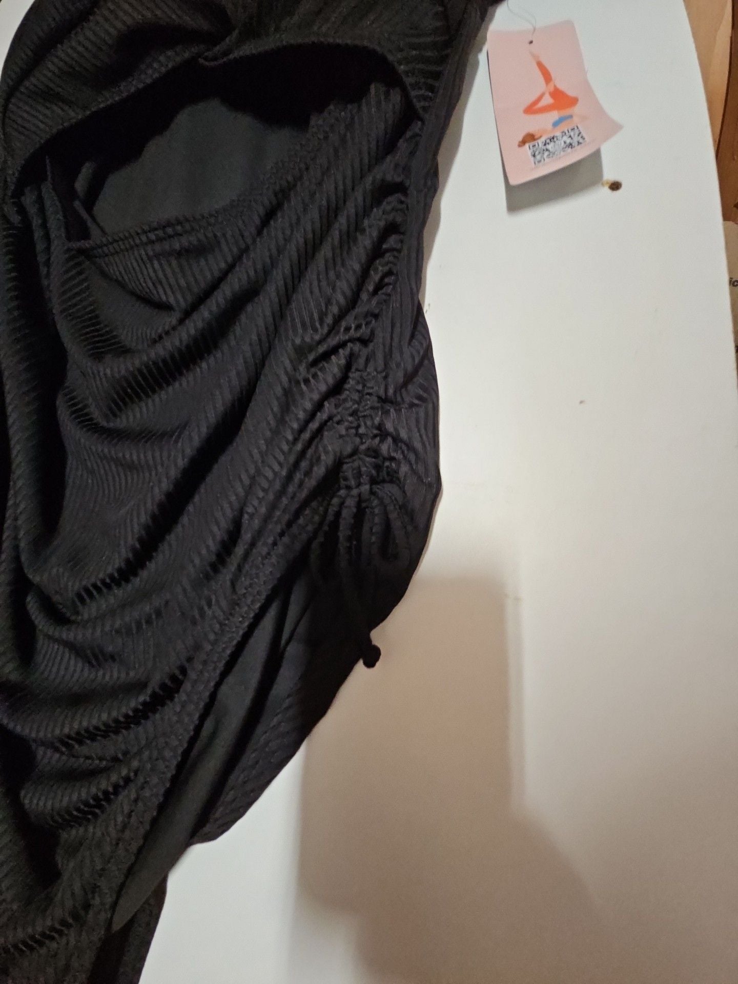 (336) Black One Piece Swimsuit 4