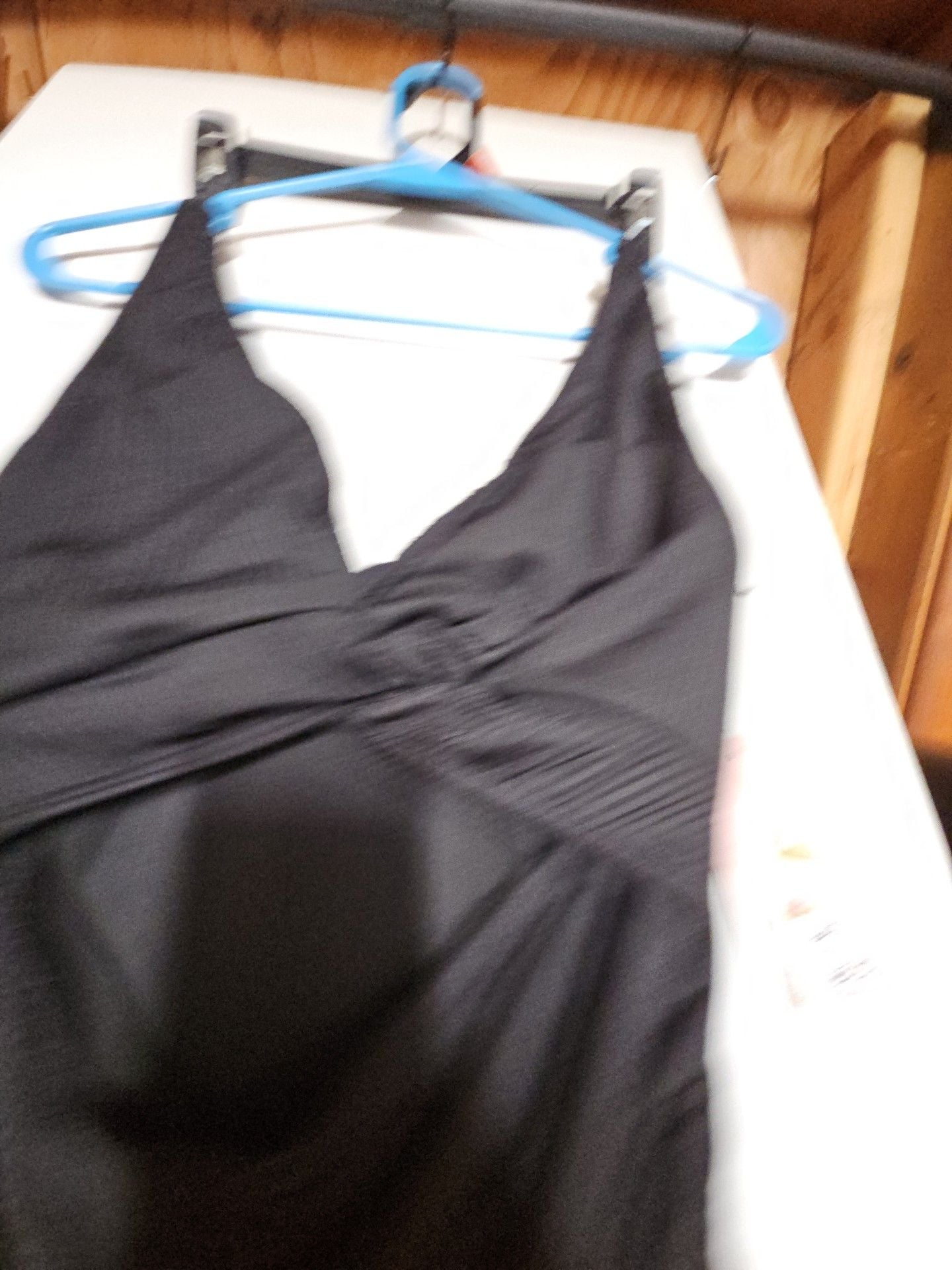(336) Black One Piece Swimsuit 6
