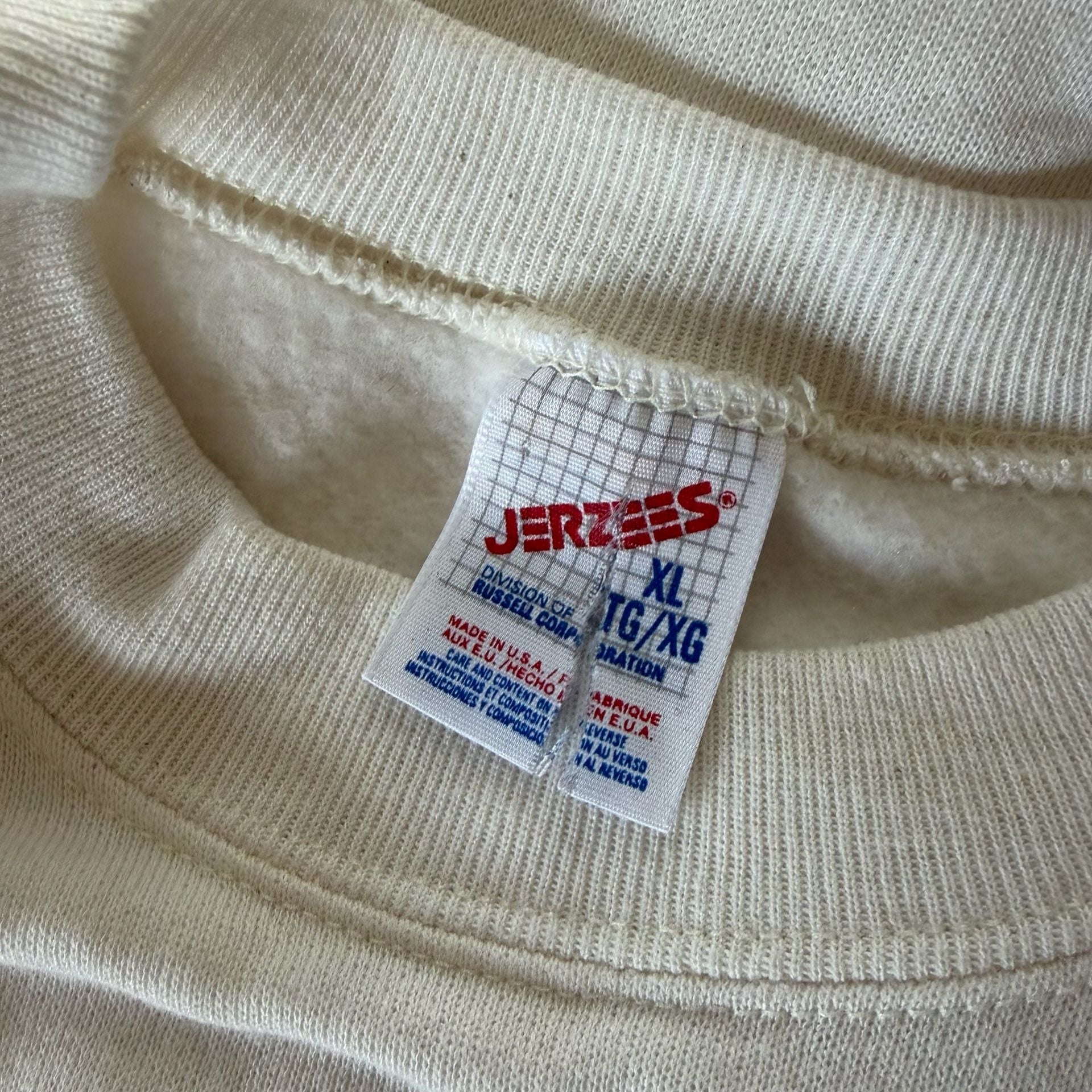 Funny Vintage Graphic Sweatshirt Size XL White 7