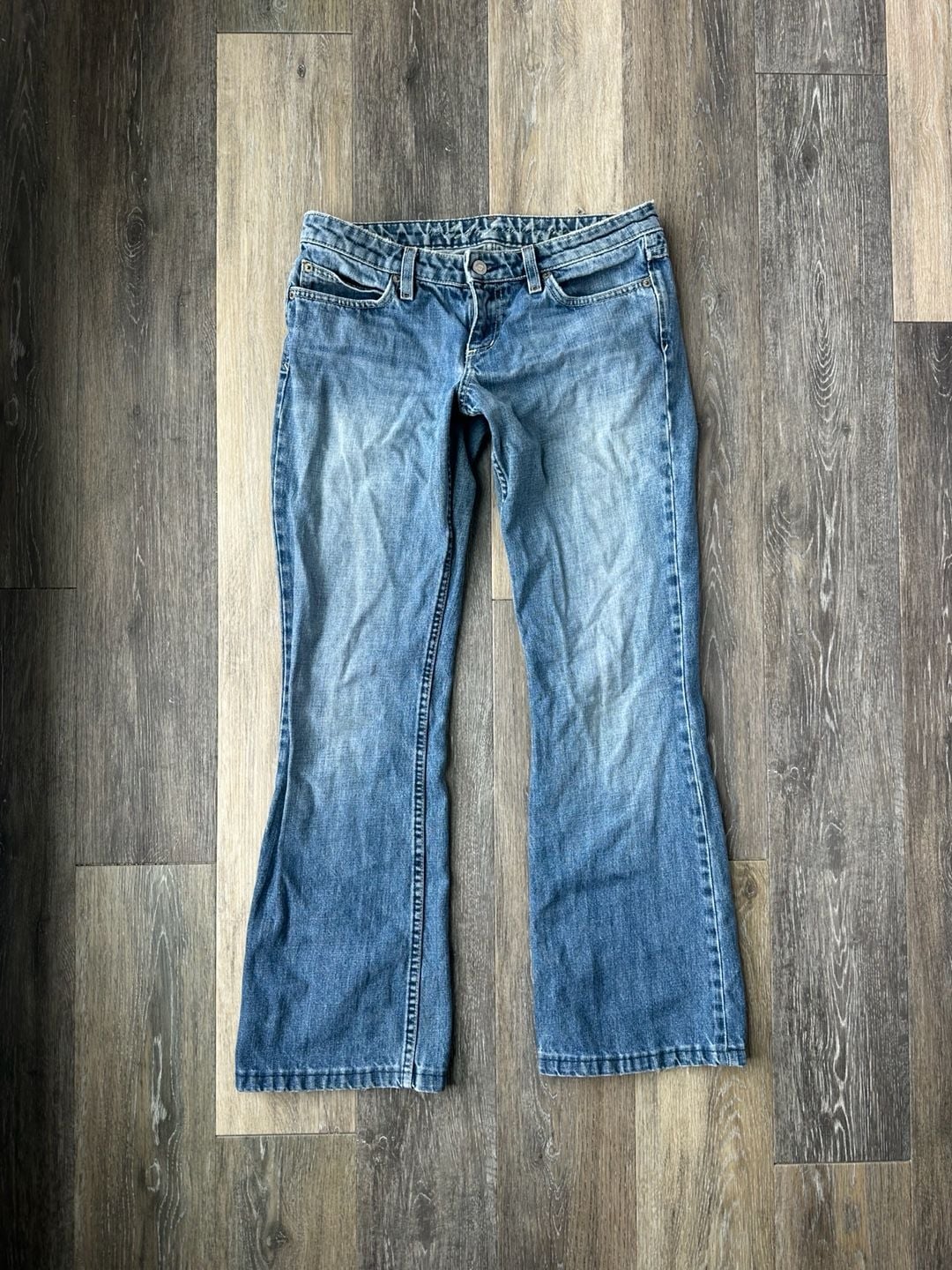Y2K Vintage Juicy Couture Flared Low Rise Jeans Size 29" Waist 3