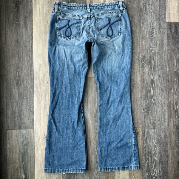 Y2K Vintage Juicy Couture Flared Low Rise Jeans Size 29" Waist
