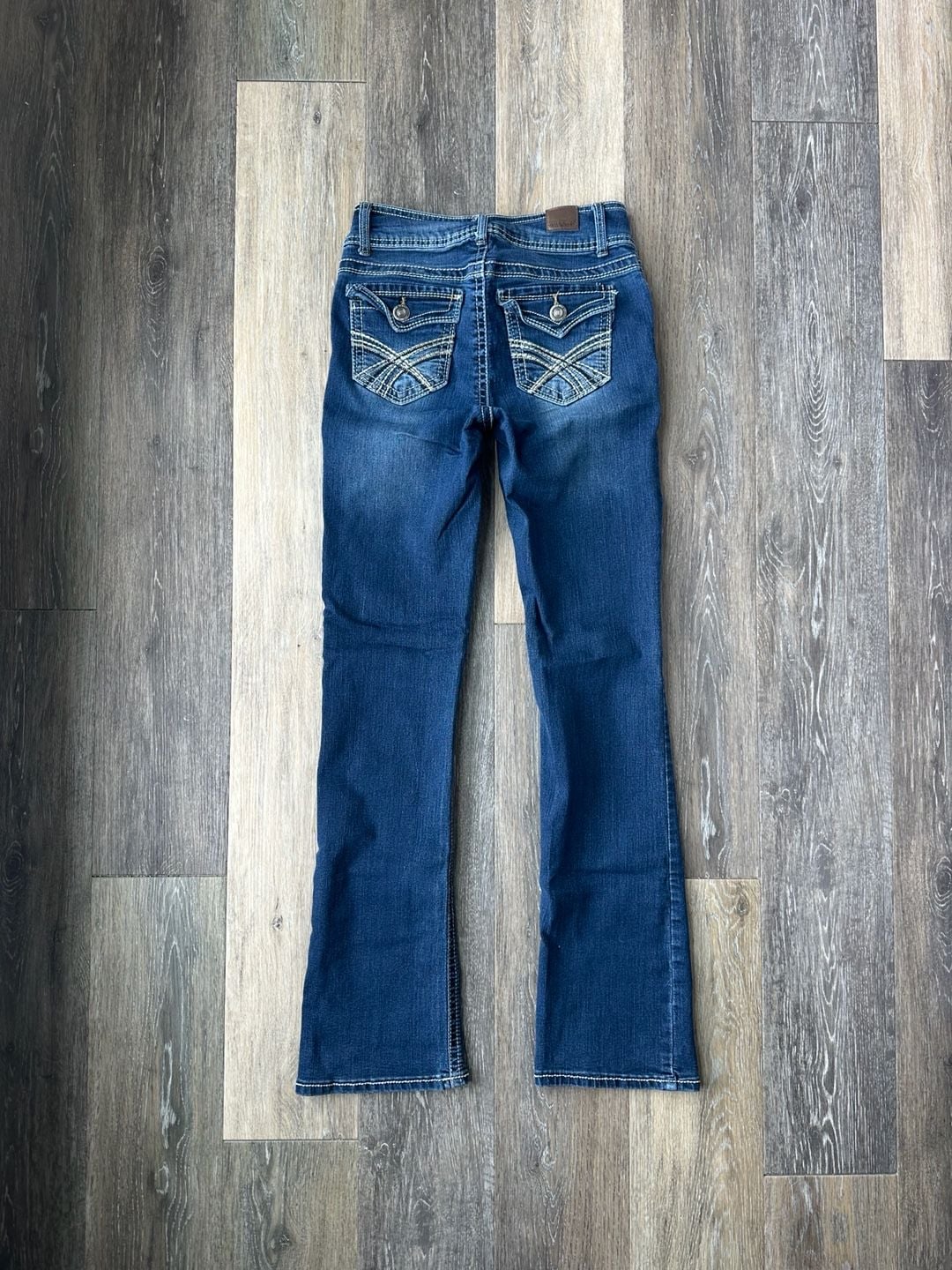 Y2K Wallflower The Luscious Curvy Bootcut Jeans Size 3 Dark Wash 2