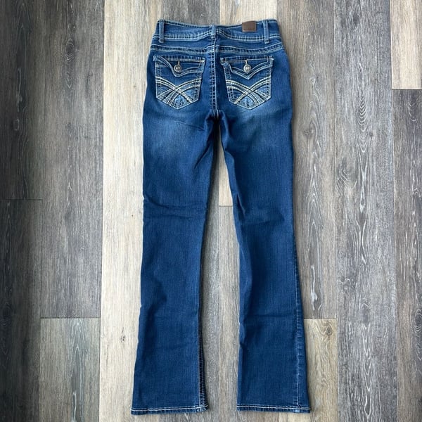 Y2K Wallflower The Luscious Curvy Bootcut Jeans Size 3 Dark Wash