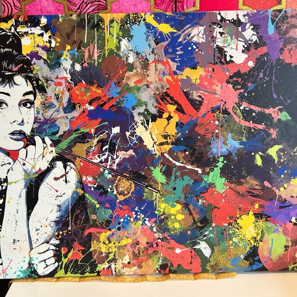Maxwell Dickson Audrey Hepburn Canvas Art Print