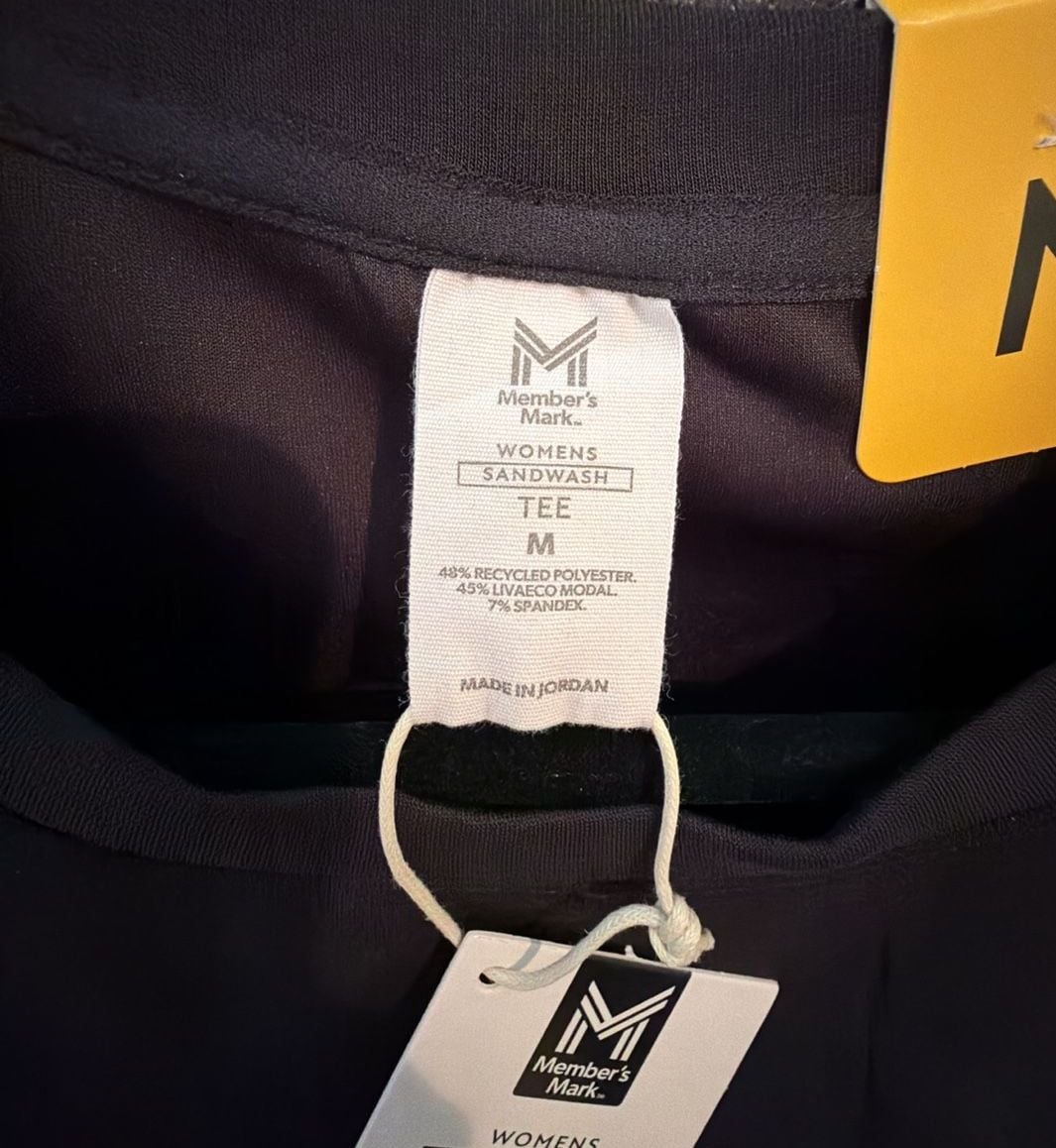 Member's Mark Sandwash Tee and Dolphin Hem Short Size M Set 2